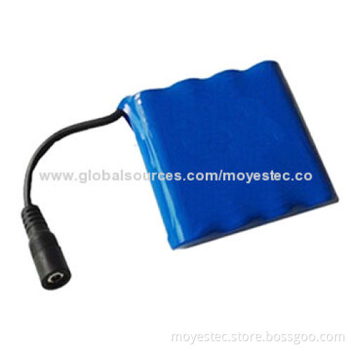 18650 7.4V 4400mAh rechargeable lithium-ion battery pack for LED lights